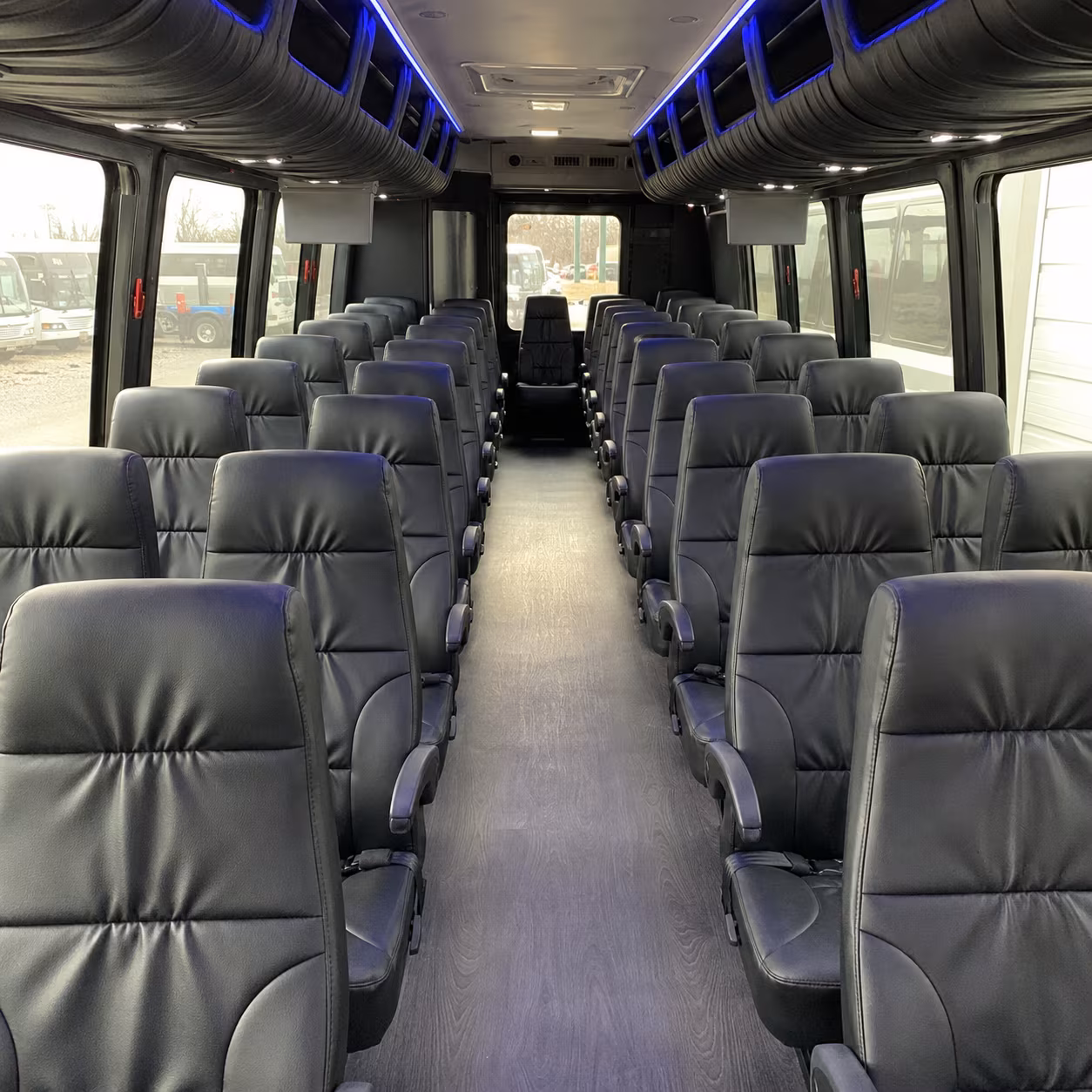 aurora hospital and campus shuttle bus rentals